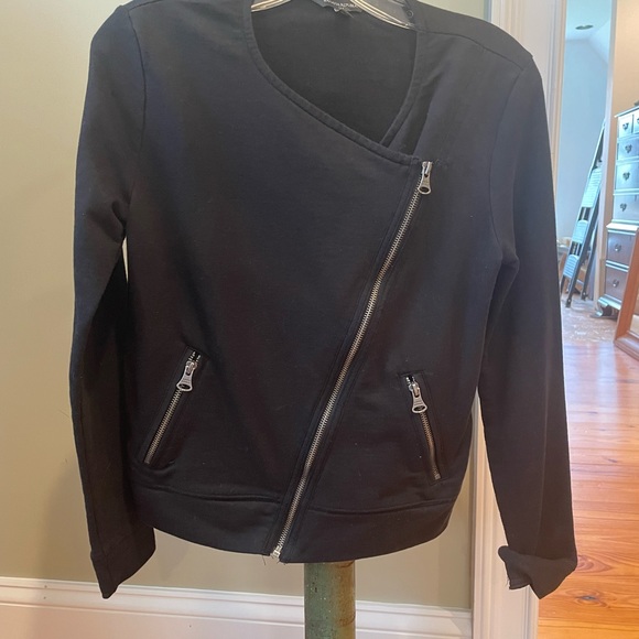 Cool Black Zip Jacket by Banana Republic - Picture 4 of 6